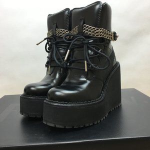 Fenty by Rihanna x PUMA SB Wedge Boots Black 36303901 Sz 5.5 USED